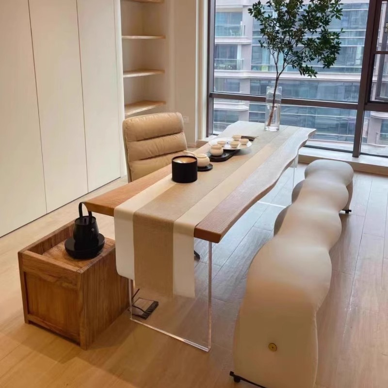 Italian Acrylic Solid Wood Flo - Tables 评论和价格