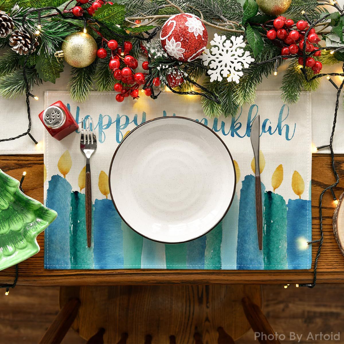 8Pcs Jewish Holiday Placemat S - Chairs 评论和价格