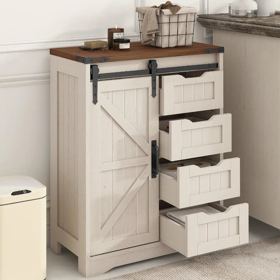 Farmhouse bathroom storage cab - Storage 评论和价格