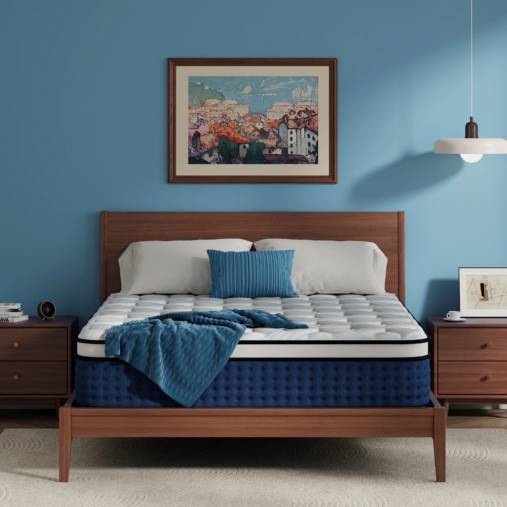 Queen Mattress, 12 Inch Hybrid - Memory Foam Mattress In A Box Queen 评论和价格