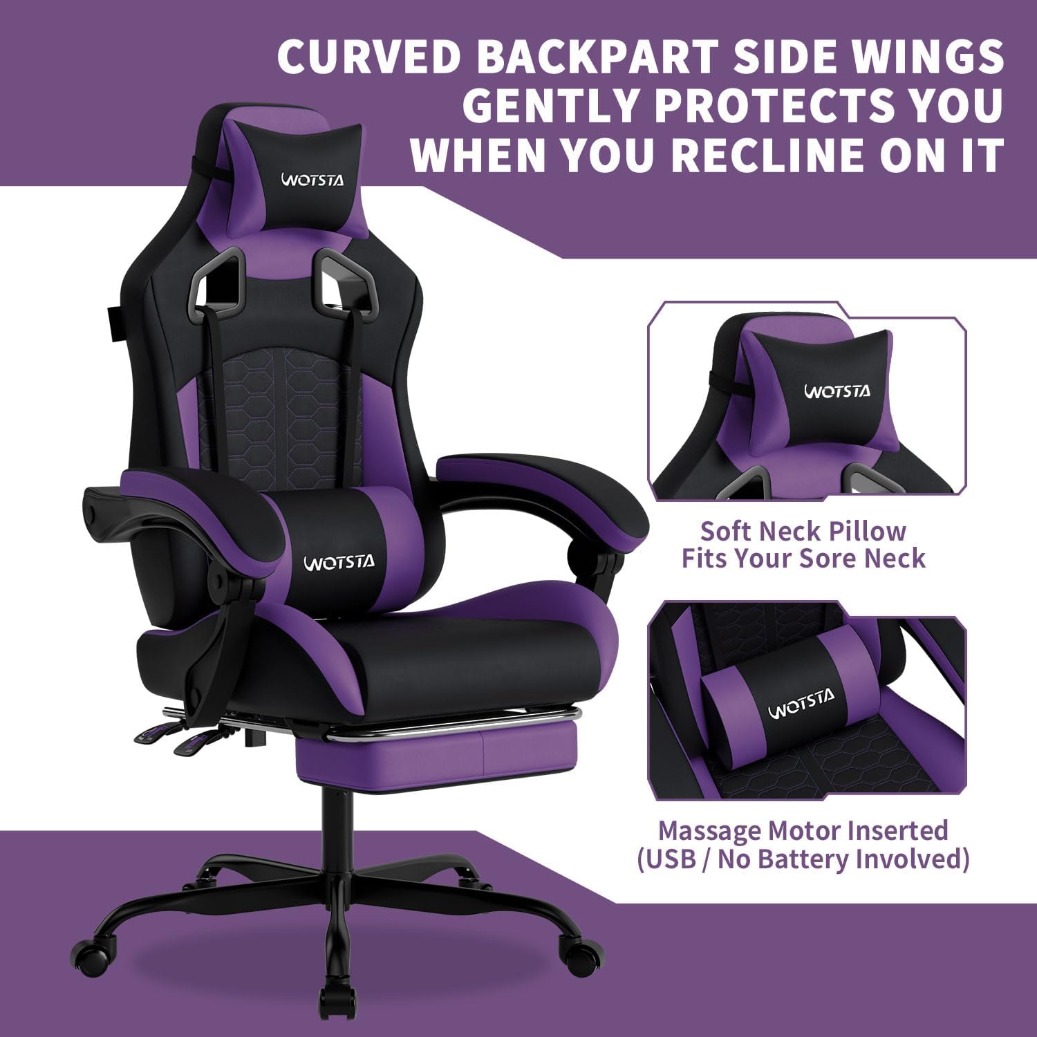 Gaming Chair with Massage,Ergo - Sofas 评论和价格